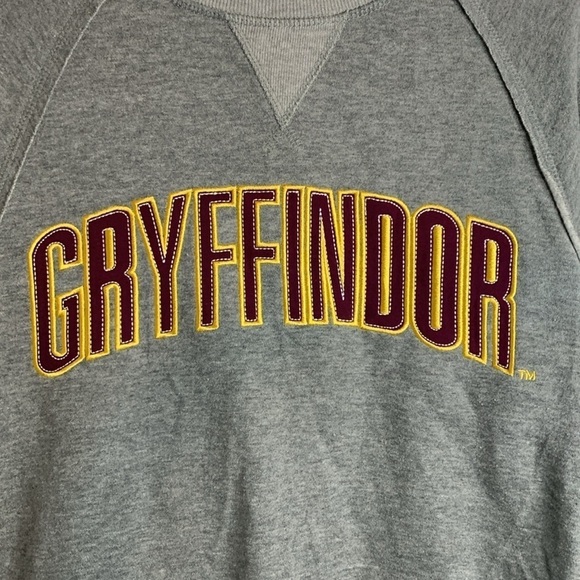 Gryffindor Harry Potter Grey Sweat-shirt Unisex Size Extra Small Crested Emblem - Picture 2 of 8